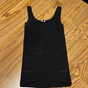 Theory Sleek Black Tank Top